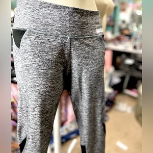PINK XS charcoal grey yoga pants